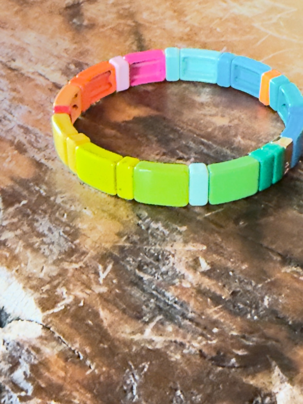 Roxanne Assoulin Rainbow Brite bracelet. - Picture 2 of 5